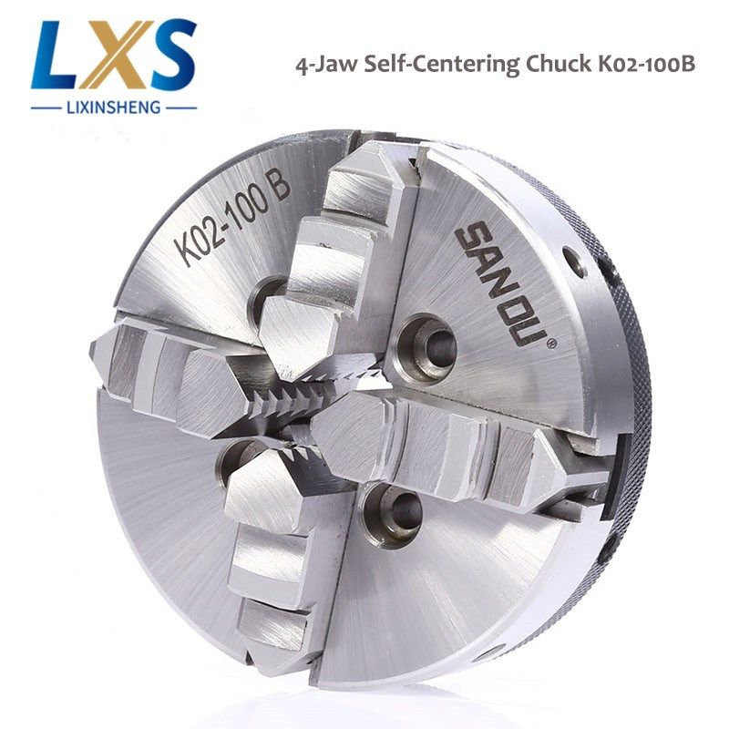 100mm SANO Lathe Chuck K02-100B Self-centering 4'' Four-jaw - 实物图