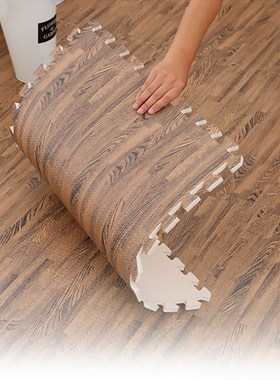 Wood Puzzle Mat Baby Foam Play Splicing Bedroom Thicken Soft