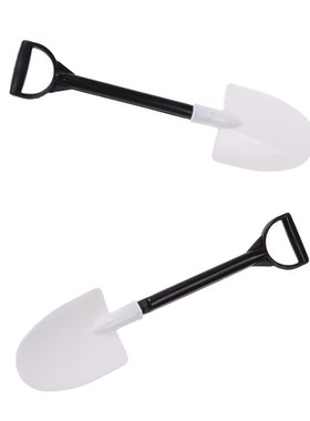 50pcs/pack Plastic Disposable Mini Shovel Spoon Potted Ice C