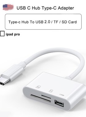 Ingelon Micro Sd Card Reader Usb C 3 In 1 Memory Card Reade