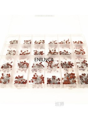 960Pcs/lot Ceramic capacitor Assortment Kit 2PF-0.1UF 50V Ce
