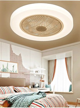 white 58cm modern led ceiling fan lamps with lights remote c