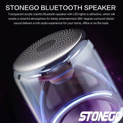 STOENGO True Wireless Stereo Speaker with Transparent Design