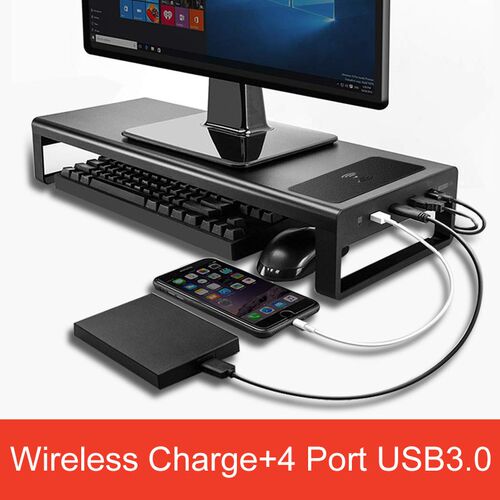 USB Wireless Charger Monitor stand desktop monitor stand   A