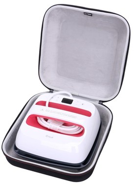 LTGEM EVA Black Carrying Hard Case For Cricut EasyPress 2 (9