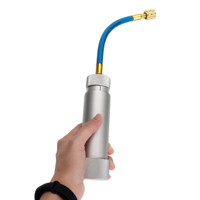 Oil & Dye Syringe 1/4 inch Sae R134A 2Oz Manual Oiler Automo