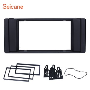 Seicane 2 DIN Car Stereo Fascia for 1995-2001 2002 2003 BMW5