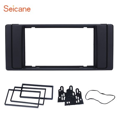 Seicane 2 DIN Car Stereo Fascia for 1995-2001 2002 2003 BMW5