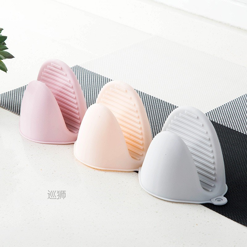 Kitchen silicone ironing clamp bowl holder household high te