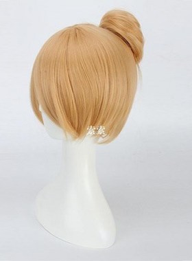 Girl's Deluxe Green Tinker bell Fairy Costume Wig Tinker Bel