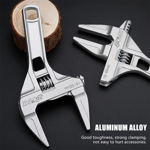 Adjustable Wrench Universal Spanner Aluminium Alloy Key Larg