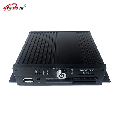 4ch SD card storage monitor host MDVR train / ship equipment