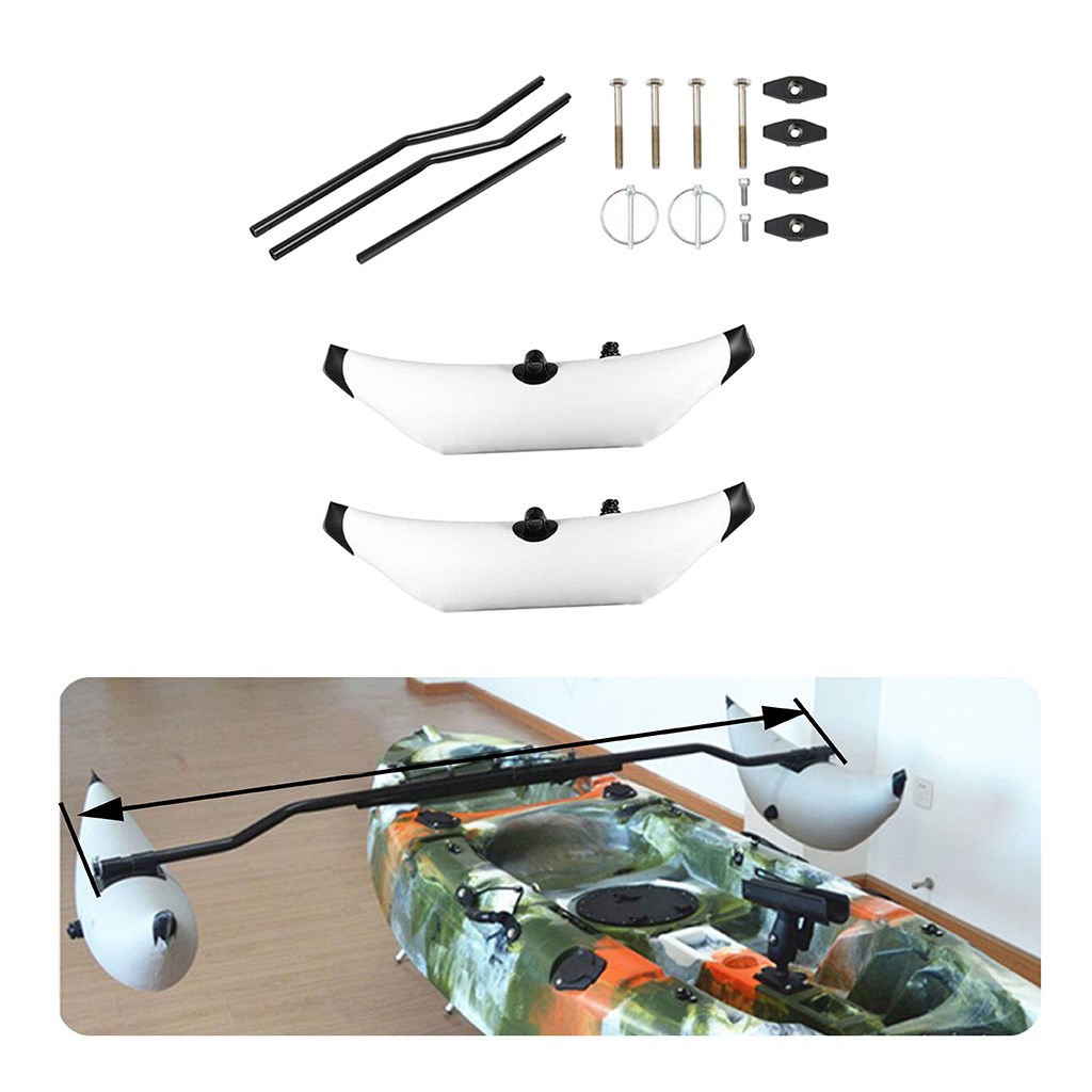 Kayak Inflatable Stabilizer Boat Outrigger Stand Buoy Mount