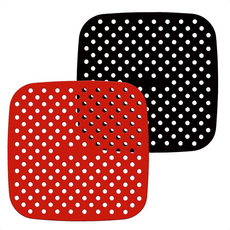 Silicone Reusable Air Fryer Liners Square Non-Stick Air Frye