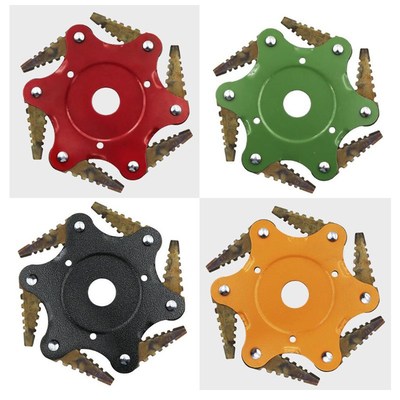 FGHGF 6 Blades Cutter Head Grass Trimmer Brush Weed Sharp Cu