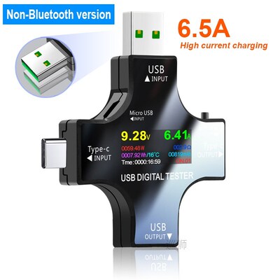 USB 3.1 Type-C Tester DC Digital Voltmeter Amperimetor Volta
