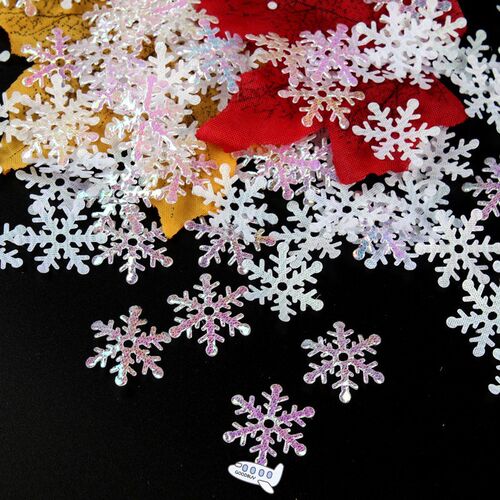 300pcs/lot Snowflake Frozen Party Snowflake Christmas Decora