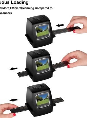 Film Scanner with 22MP Converts 126KPK/135/110/Super 8 Films