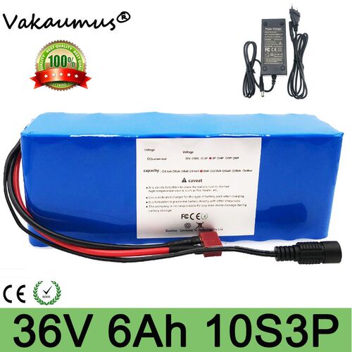 bateria 36v 6ah10s3p+bms akumulator 36v lithium battery pack