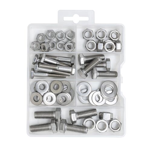 304 Stainless Steel bolts and nuts and washers assortment ,6