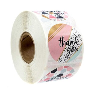 8 designs of thank you stickers seal labels 50-500pcs labels