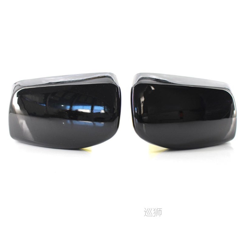 Rearview Mirror Cover Cap Carbon Fiber / Black for BMW 5 Ser