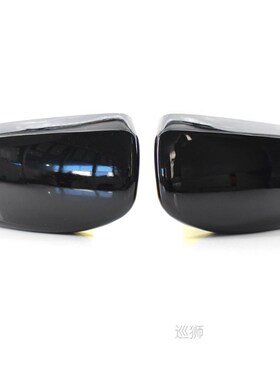Rearview Mirror Cover Cap Carbon Fiber / Black for BMW 5 Ser