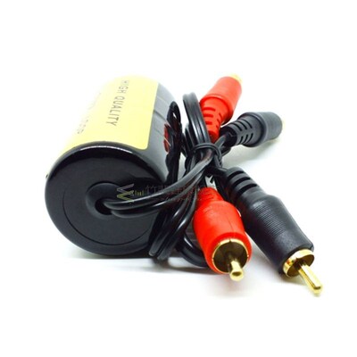 RCA Audio Noise Filter Suppressor Ground Loop Isolator  Car