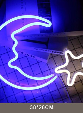 LED Neon Sign USB Powered Party Wall Hanging Light Christmas