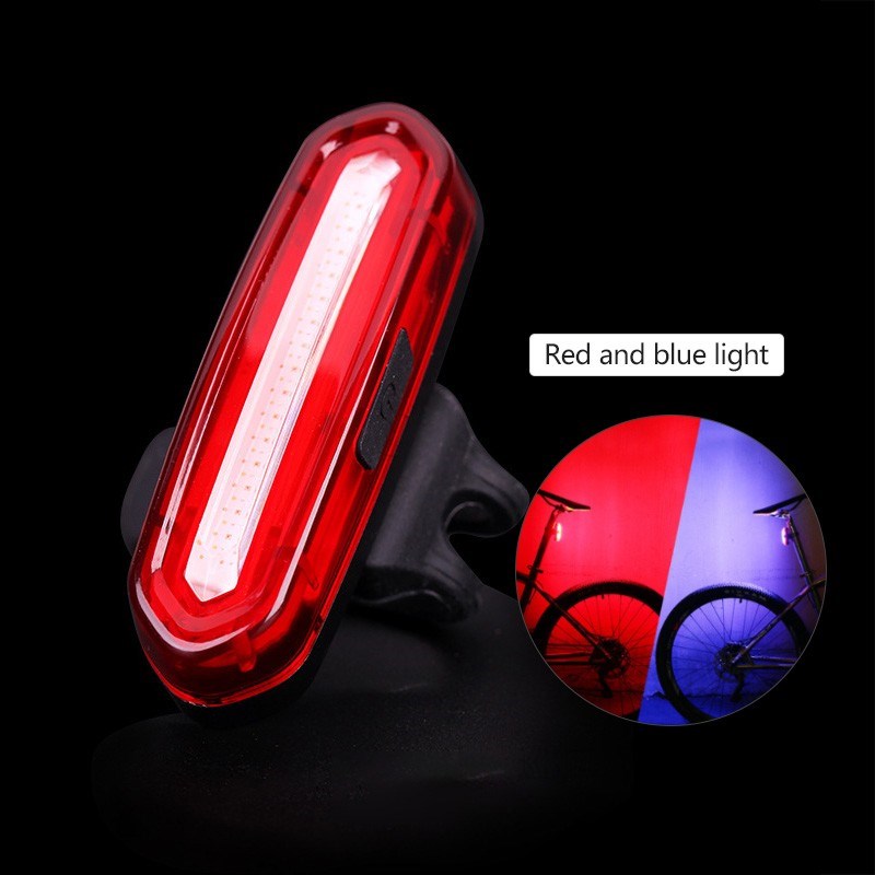 120Lumens Bicycle Rear Light USB Rechargeable Cycling LED Ta