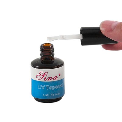 Fantastic 14ML UV No Sticky Topcoat Base Gel,No Wipe Topcoat