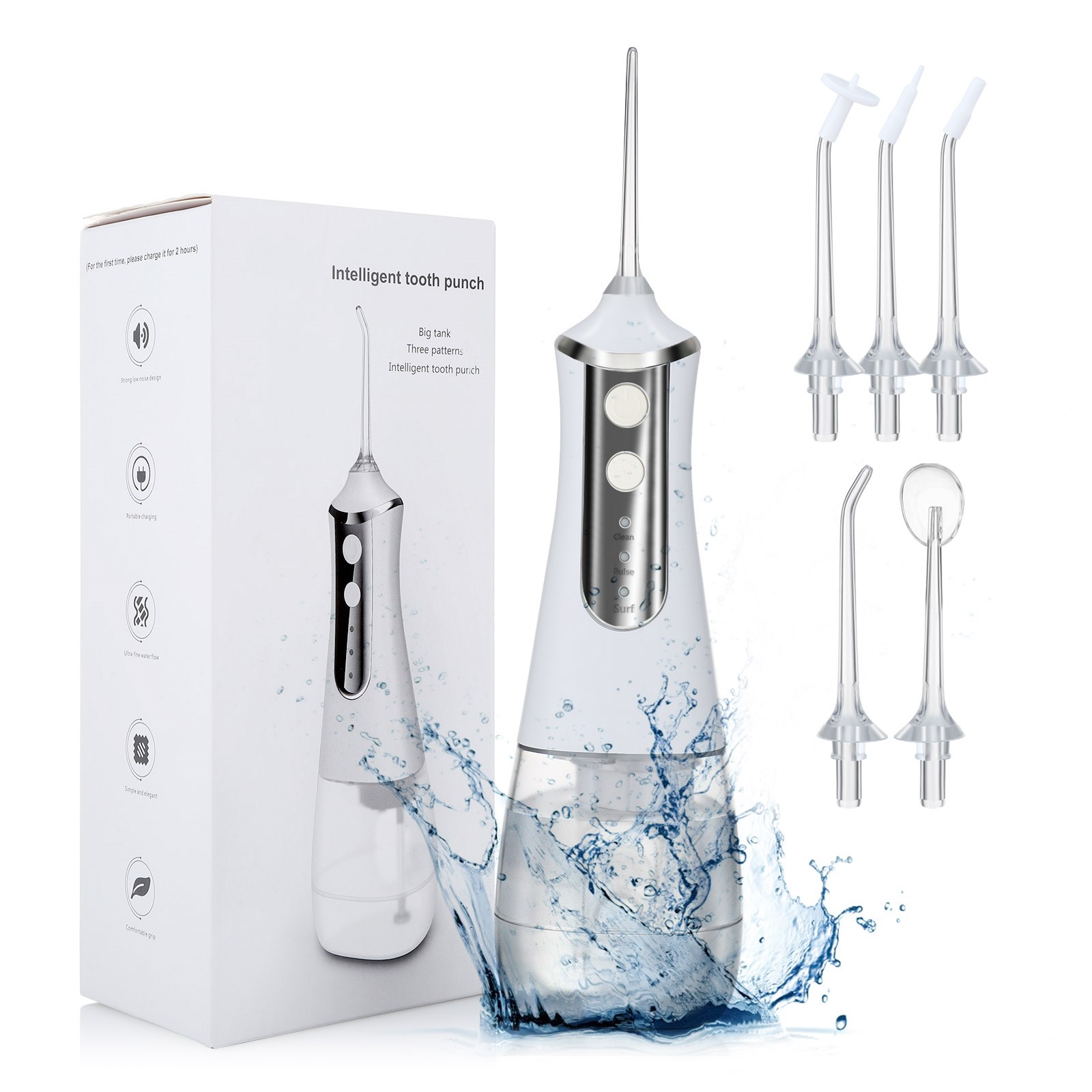 Oral Irrigator USB Rechargeable Water Flosser Portable Denta