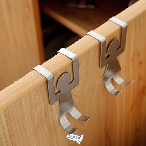 2pcs Wall Storage organization Hook Power Plug Socket rack H
