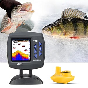 LCKY FF918-CWS Wired Fishfinder big screen Depth Sounder Fis