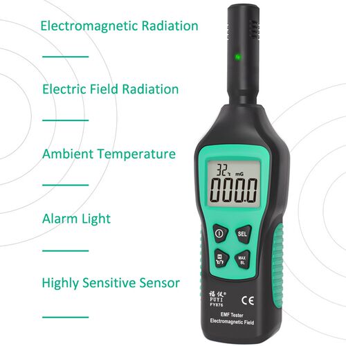 FY876 Handheld EMF Meter Electromagnetic Radiation Detector