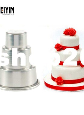 3Tier DIY Pudding Cake Mold Chocolate Dessert Baking Pan Mo