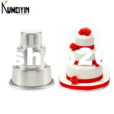 3Tier DIY Pudding Cake Mold Chocolate Dessert Baking Pan Mo