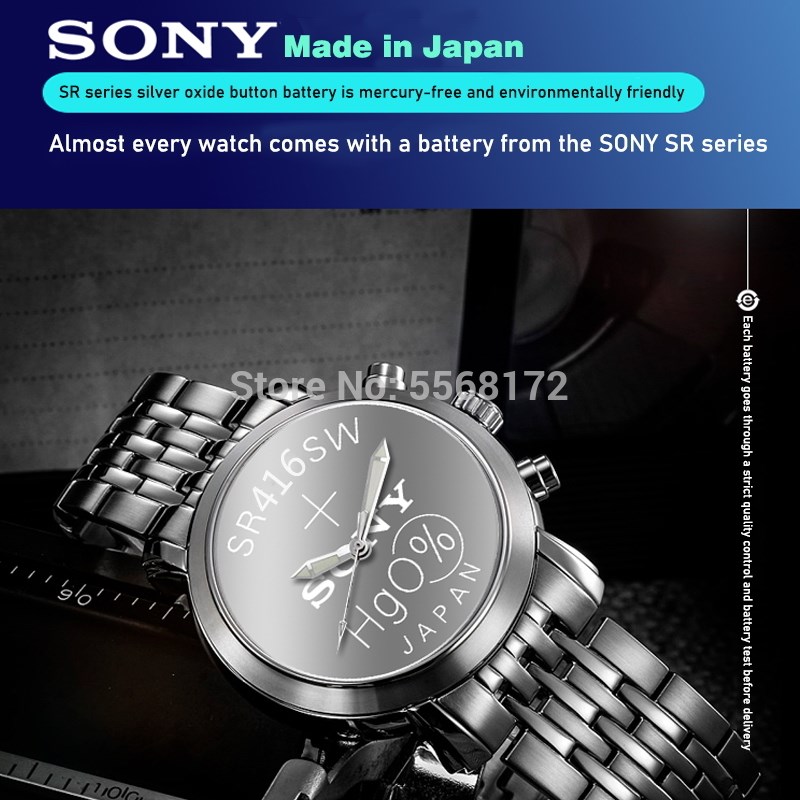 50pcs  Original Watch battery 337 SR416SW Silver Oxide 1.55V 五金/工具 其他机电五金 原图主图