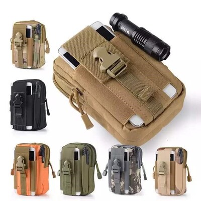 military molle pouch waist bag men small bag phone case