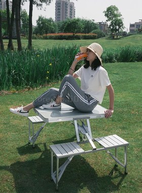 800 Folding outdoor table stalls push the exhibition industr