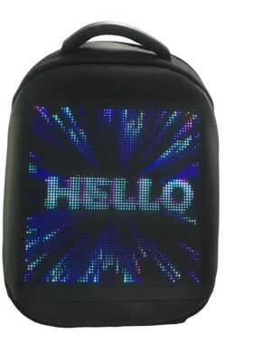 Waterproof Wifi Smart Walking LED Backpack with led Display