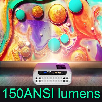 E500S 720P HD Projector 3500lumens HDMI Home Theatre Smart M