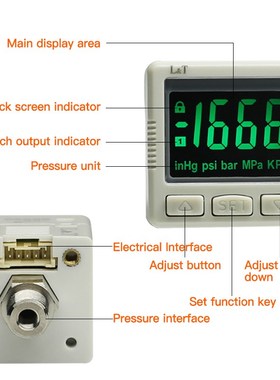 SMC size ZSE / ISE30A digital display pressure switch electr