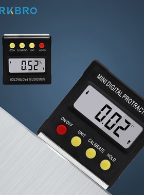 WORKBRO Mini Electronic Digital Protractor High Precision Un