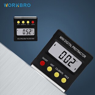 WORKBRO Mini Electronic Digital Protractor High Precision Un