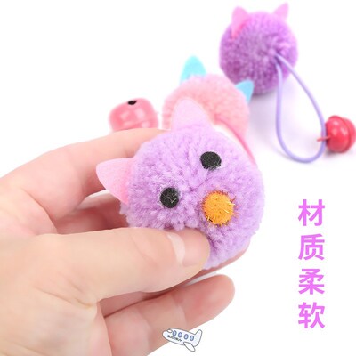 Cat Toys Mouse Head Shape Bells Playing Toys gatos Trick Cat