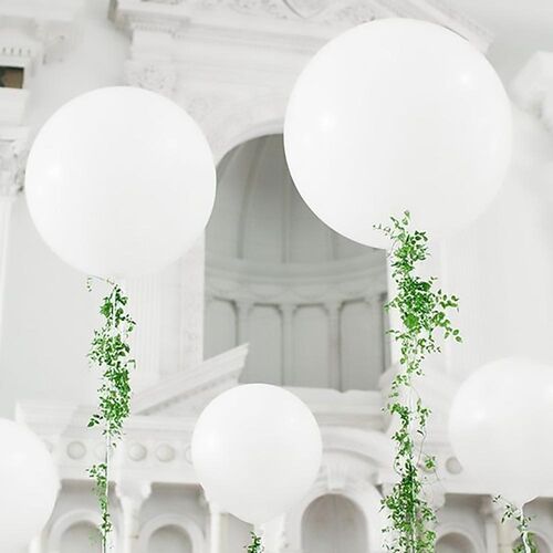 5/18/36inch White Giant Latex Baloon Air Wedding Balloon Wed