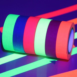 Blacklight Reactive Glow in The Dark Tape Neon Gaffer Tape