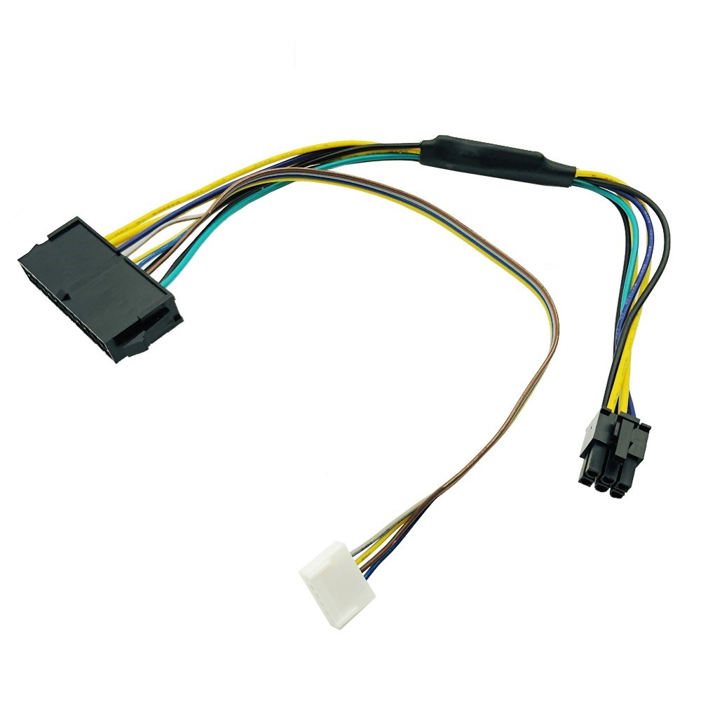 30CM Modular Power Supply Cable ATX 24Pin 24 Pin  to 6Pin 6-