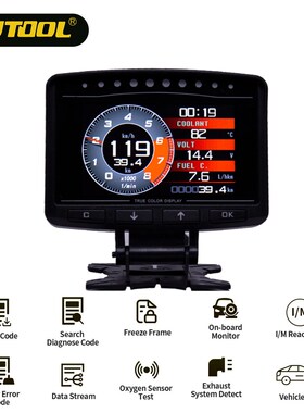 X50 PRO OBDII HUD OBD Head Up Display Car Speed Meter Scanne